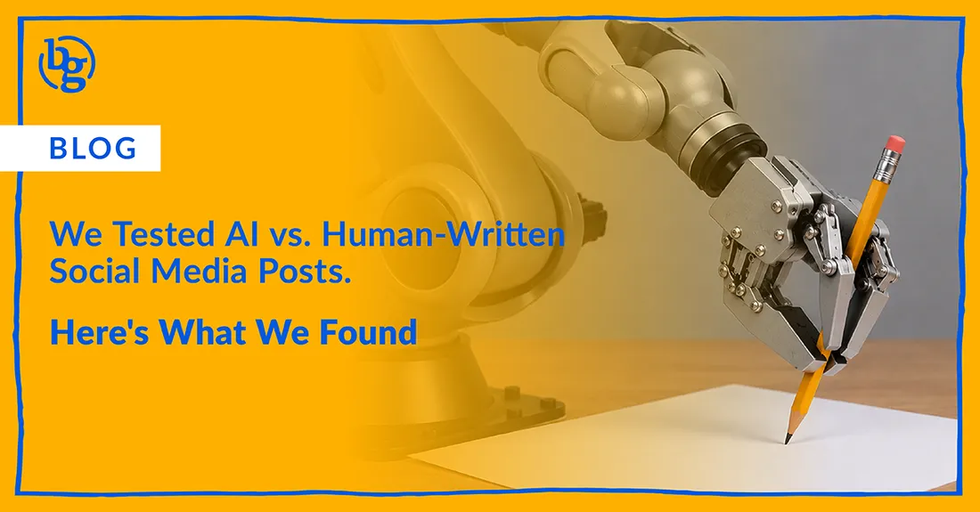 We Tested AI vs. Human-Written Social Media Posts. Here's What We Found.